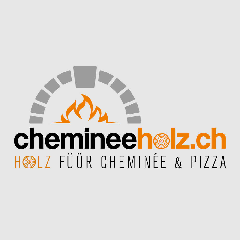 Logo chemineeholz.ch als Kundenreferenz von Bacher PrePress