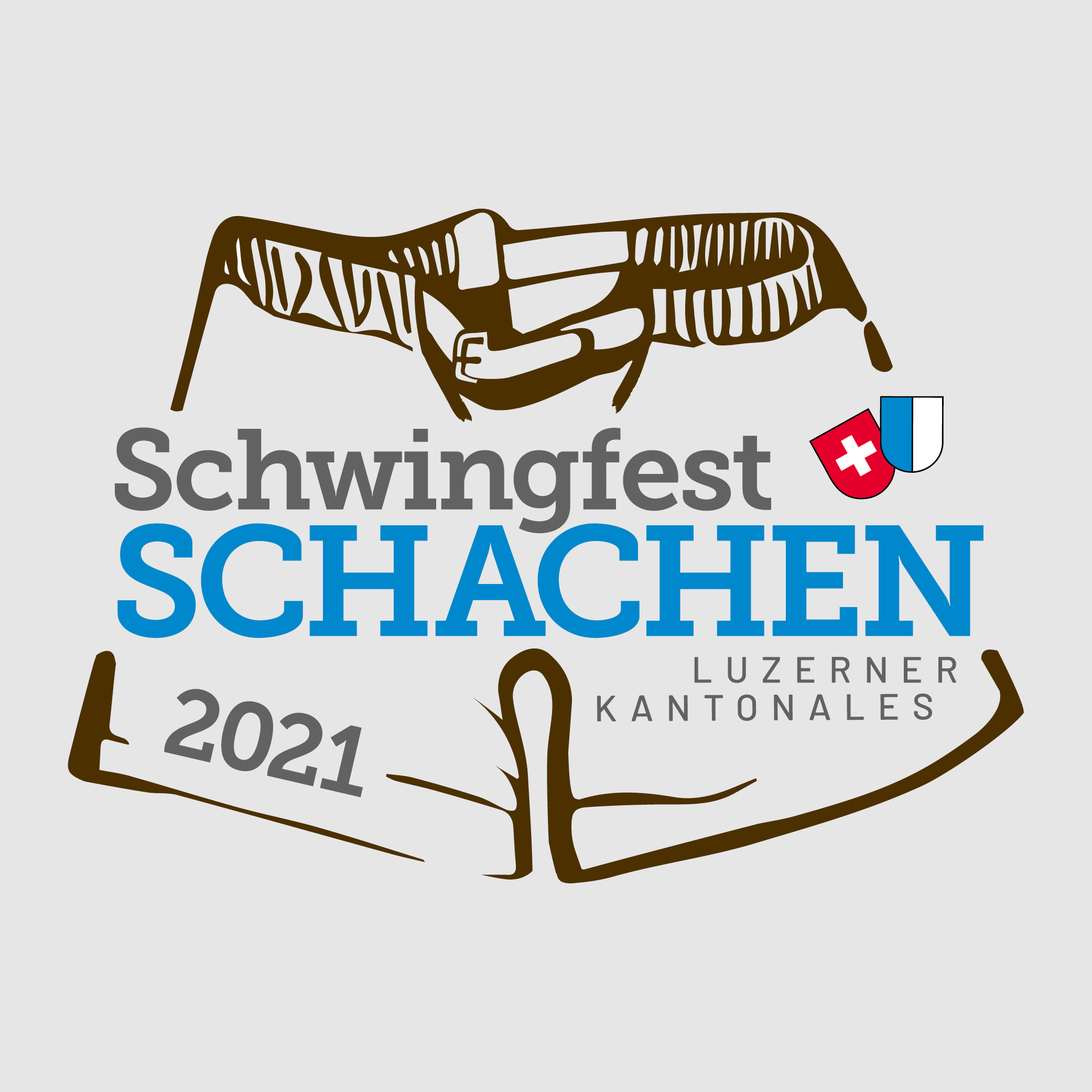 Logo 101. Luzerner Kantonales Schwingfest 2021 in Schachen